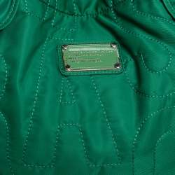Pre Owned Marc by Marc Jacobs Green Nylon Large Pretty Tate Tote