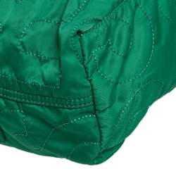 Pre Owned Marc by Marc Jacobs Green Nylon Large Pretty Tate Tote
