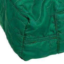 Pre Owned Marc by Marc Jacobs Green Nylon Large Pretty Tate Tote