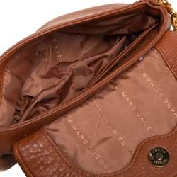 Pre Owned حقيبة كروس مارك باي مارك جاكوبس كيو كارلي كلاسيك جلد بني