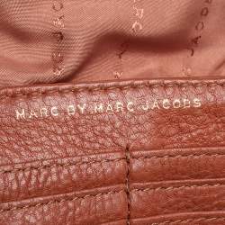 Pre Owned حقيبة كروس مارك باي مارك جاكوبس كيو كارلي كلاسيك جلد بني