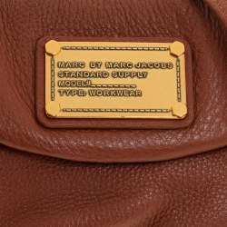 Pre Owned حقيبة كروس مارك باي مارك جاكوبس كيو كارلي كلاسيك جلد بني