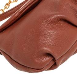 Pre Owned حقيبة كروس مارك باي مارك جاكوبس كيو كارلي كلاسيك جلد بني