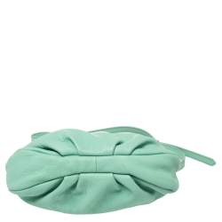 Pre Owned Marc by Marc Jacobs Mint Green Leather Mini Q Natasha Shoulder Bag