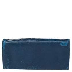 Marc by Marc Jacobs Blue Leather Flat Wallet