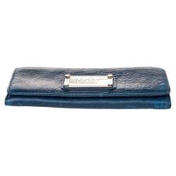 Marc by Marc Jacobs Blue Leather Flat Wallet