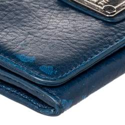 Marc by Marc Jacobs Blue Leather Flat Wallet