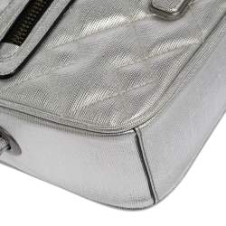 Pre Owned حقيبة كروس مارك باي مارك جاكوبس سالي جلد فضي