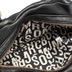 Pre Owned Marc by Marc Jacobs Black Leather Classic Q Baby Aidan Satchel