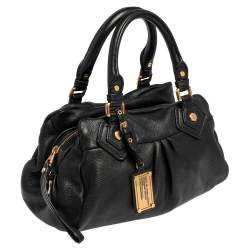 Pre Owned Marc by Marc Jacobs Black Leather Classic Q Baby Aidan Satchel