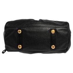 Pre Owned Marc by Marc Jacobs Black Leather Classic Q Baby Aidan Satchel