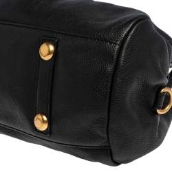 Pre Owned Marc by Marc Jacobs Black Leather Classic Q Baby Aidan Satchel