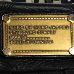 Pre Owned Marc by Marc Jacobs Black Leather Classic Q Hillier Hobo