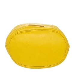 Pre Owned حقيبة هوبو مارك باي مارك جاكوبس تو هوت تو هاندل جلد أصفر رباط