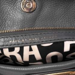 Pre Owned حقيبة هوبو مارك باي مارك جاكوبس كلاسيك كيو هيلير جلد رصاصي