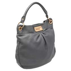 Pre Owned حقيبة هوبو مارك باي مارك جاكوبس كلاسيك كيو هيلير جلد رصاصي