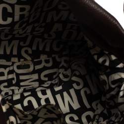 Pre Owned Marc by Marc Jacobs Chocolate Brown Leather Classic Q Hillier Hobo