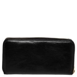 Marc by Marc Jacobs Black Leather Zip Around Wallet