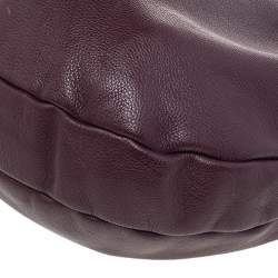 Pre Owned Marc by Marc Jacobs Burgundy Leather Classic Q Hillier Hobo Bag
