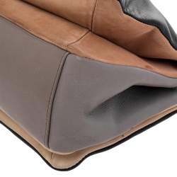 Pre Owned Marc by Marc Jacobs Tricolor Suede And Leather East End Lady Rei Clutch