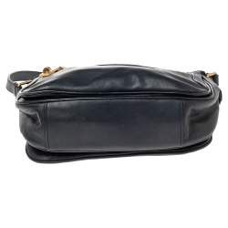 Pre Owned حقيبة كروس مارك باي مارك جاكوبس جلد أزرق كحلي بسحاب 