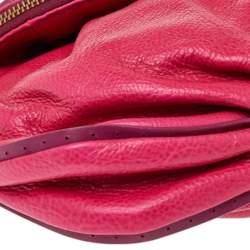 Pre Owned Marc by Marc Jacobs Pink Leather Natasha Shoulder Bag