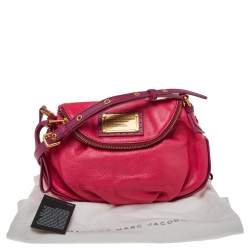Pre Owned Marc by Marc Jacobs Pink Leather Natasha Shoulder Bag
