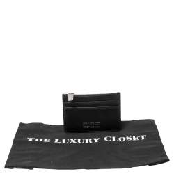 Marc by Marc Jacobs Black Leather Zip Card Holder