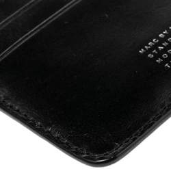 Marc by Marc Jacobs Black Leather Zip Card Holder