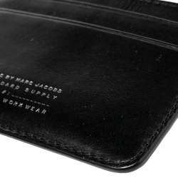 Marc by Marc Jacobs Black Leather Zip Card Holder