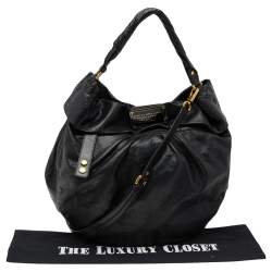 Marc by Marc Jacobs Black Leather Classic Q Hillier Hobo
