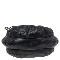 Pre Owned حقيبة هوبو مارك باي مارك جاكوبس كلاسيك كيو هيلير جلد أسود