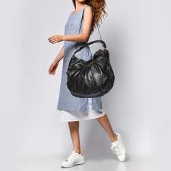 Marc by Marc Jacobs Black Leather Classic Q Hillier Hobo