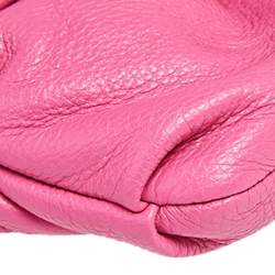 Pre Owned Marc by Marc Jacobs Pink Leather Classic Q Natasha Crossbody Bag