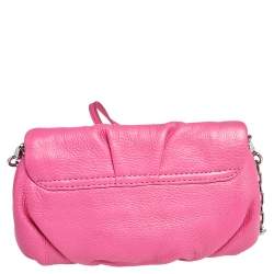 Pre Owned Marc by Marc Jacobs Pink Leather Classic Q Natasha Crossbody Bag