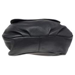 Pre Owned Marc by Marc Jacobs Black Leather Flap Top Handle Bag