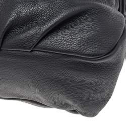 Pre Owned Marc by Marc Jacobs Black Leather Flap Top Handle Bag