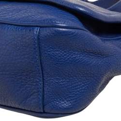 مملوكة مسبقًا Marc by Marc Jacobs Blue Leather Too Hot To Handle Top Handle Bag