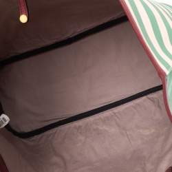 Pre Owned Marc by Marc Jacobs Multicolor Coated Canvas and Leather Metropolitote Jerrie Rose Tote