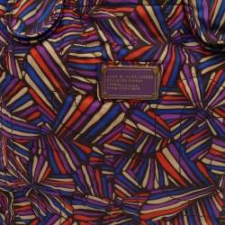 Pre Owned Marc By Marc Jacobs Multicolor Nylon Quilted Shopper Tote