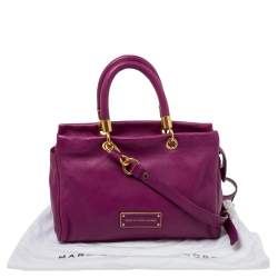 Pre Owned حقيبة ساتشل مارك باي مارك جاكوبس تو هوت تو هاندل جلد وردي