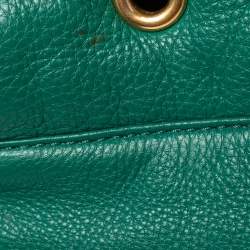 Marc by Marc Jacobs Green Leather Too Hot To Handle Top Handle Bag