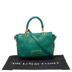 Marc by Marc Jacobs Green Leather Too Hot To Handle Top Handle Bag