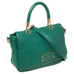 Marc by Marc Jacobs Green Leather Too Hot To Handle Top Handle Bag