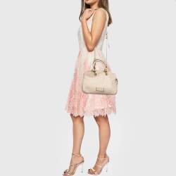 Marc by Marc Jacobs Cream Leather Small Too Hot To Handle Tote