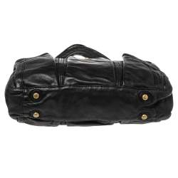 Pre Owned حقيبة مارك باي مارك جاكوبس توتالي ديابر جلد أسود قفل دوار