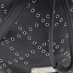 Pre Owned Marc by Marc Jacobs Black Leather Studded Bucket Shoulder Bag