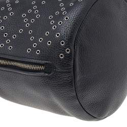 Pre Owned Marc by Marc Jacobs Black Leather Studded Bucket Shoulder Bag