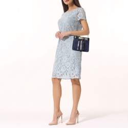 مملوكة مسبقًا حقيبة كتف مارك باي ماؤك جاكوبس جلد أزرق/أسود