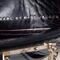 مملوكة مسبقًا حقيبة كتف مارك باي ماؤك جاكوبس جلد أزرق/أسود